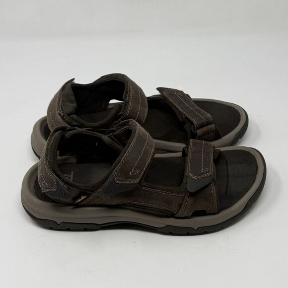 Teva Langdon Sandals Mens 7 Brown Leather Hiking Camping Outdoors Ankle Strap main image 8